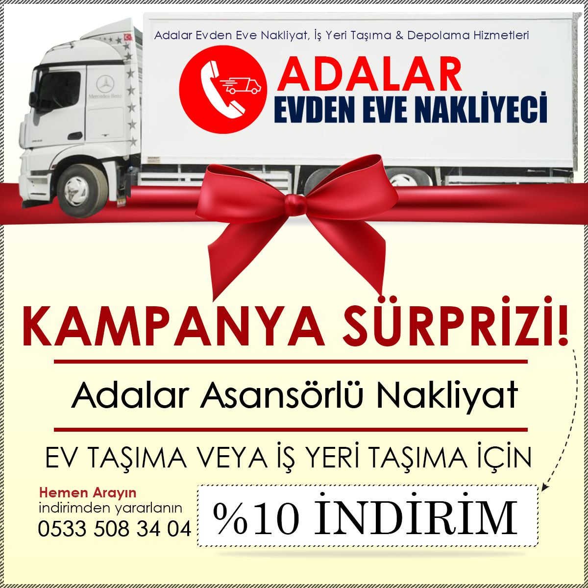 Adalar Asansörlü Nakliyat