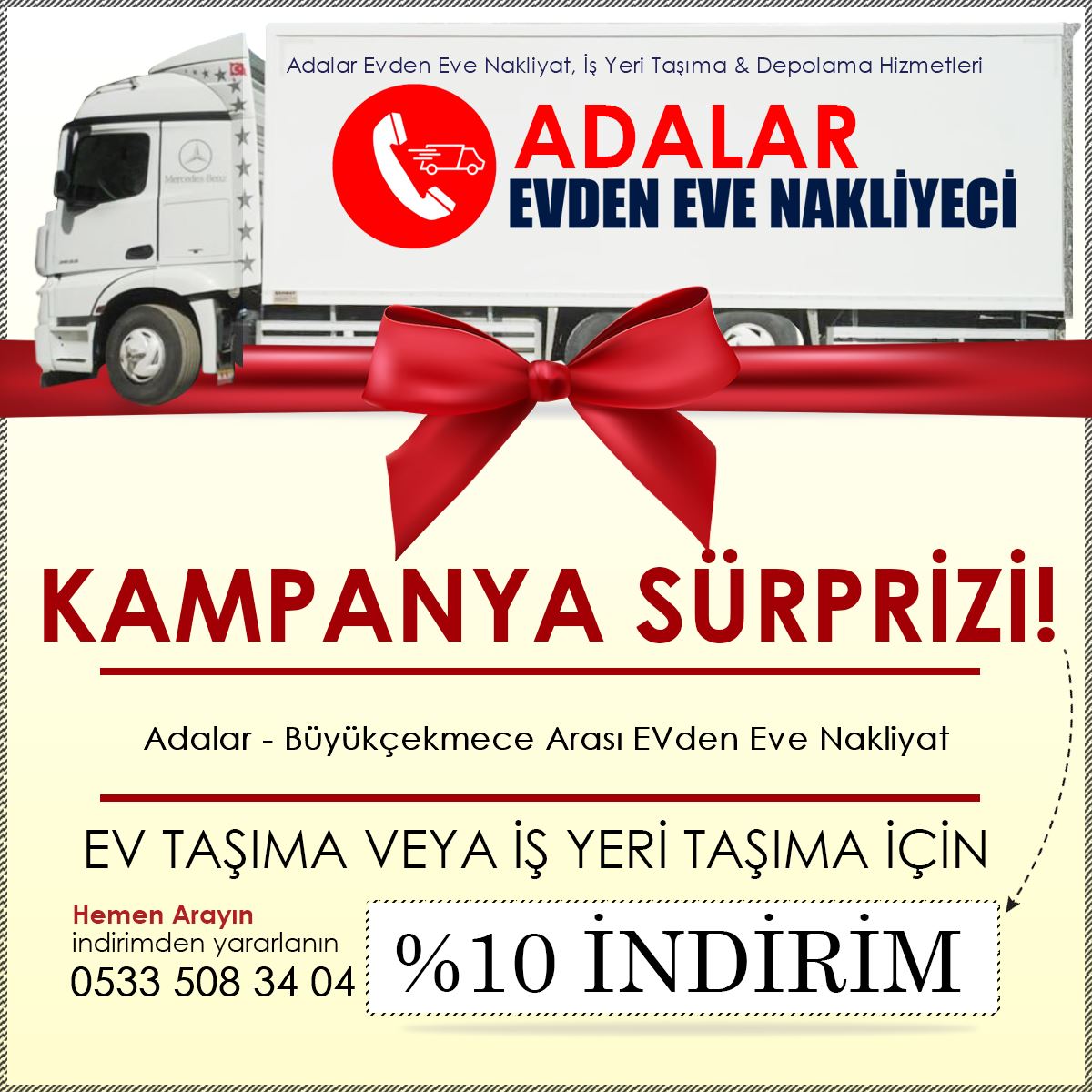 Adalar - Büyükçekmece Arası EVden Eve Nakliyat