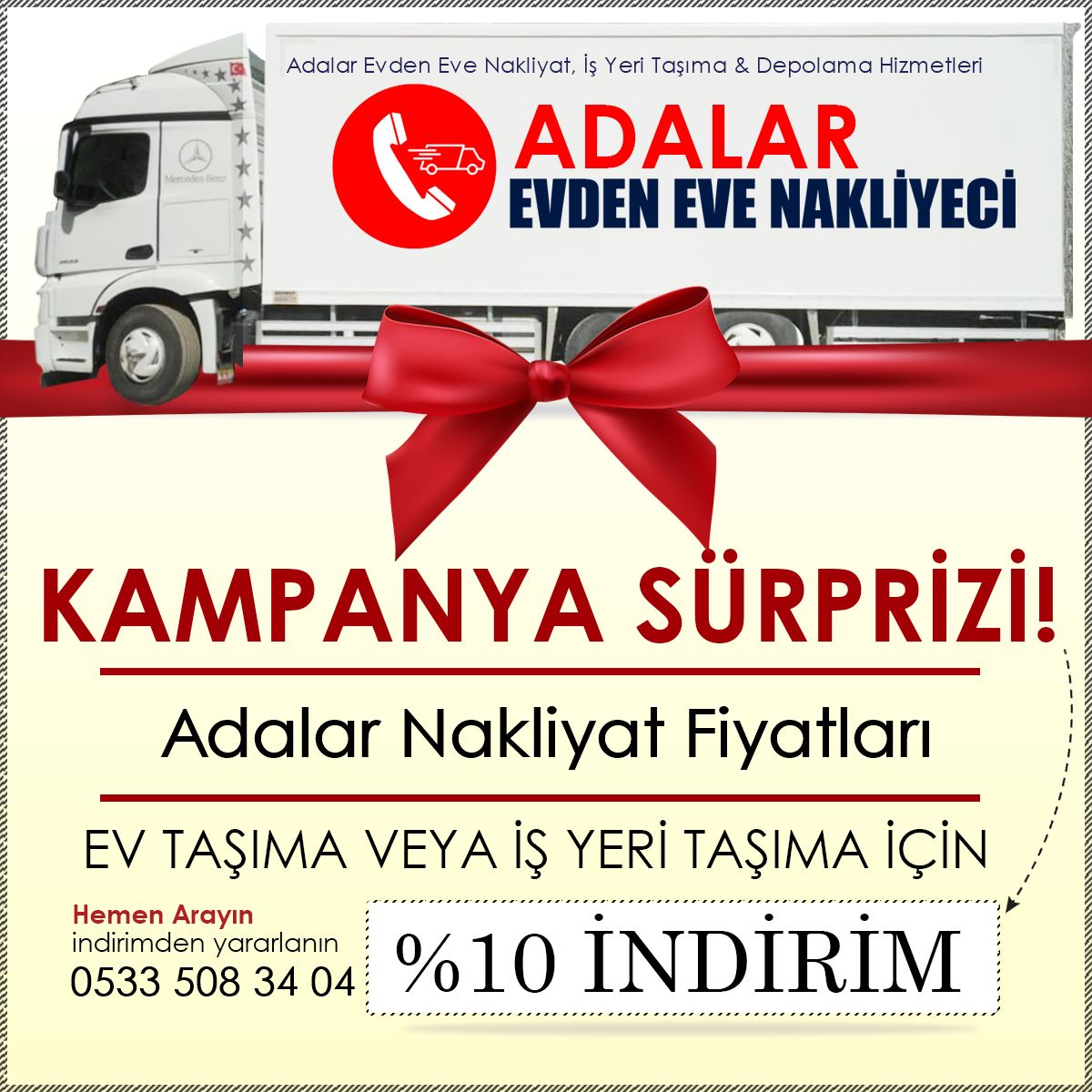Adalar Nakliyat Fiyatları