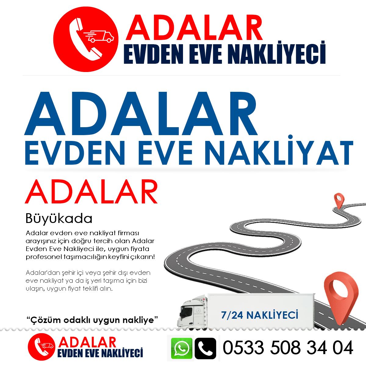Büyükada EVden Eve Nakliyat ve İş Yeri Taşıma