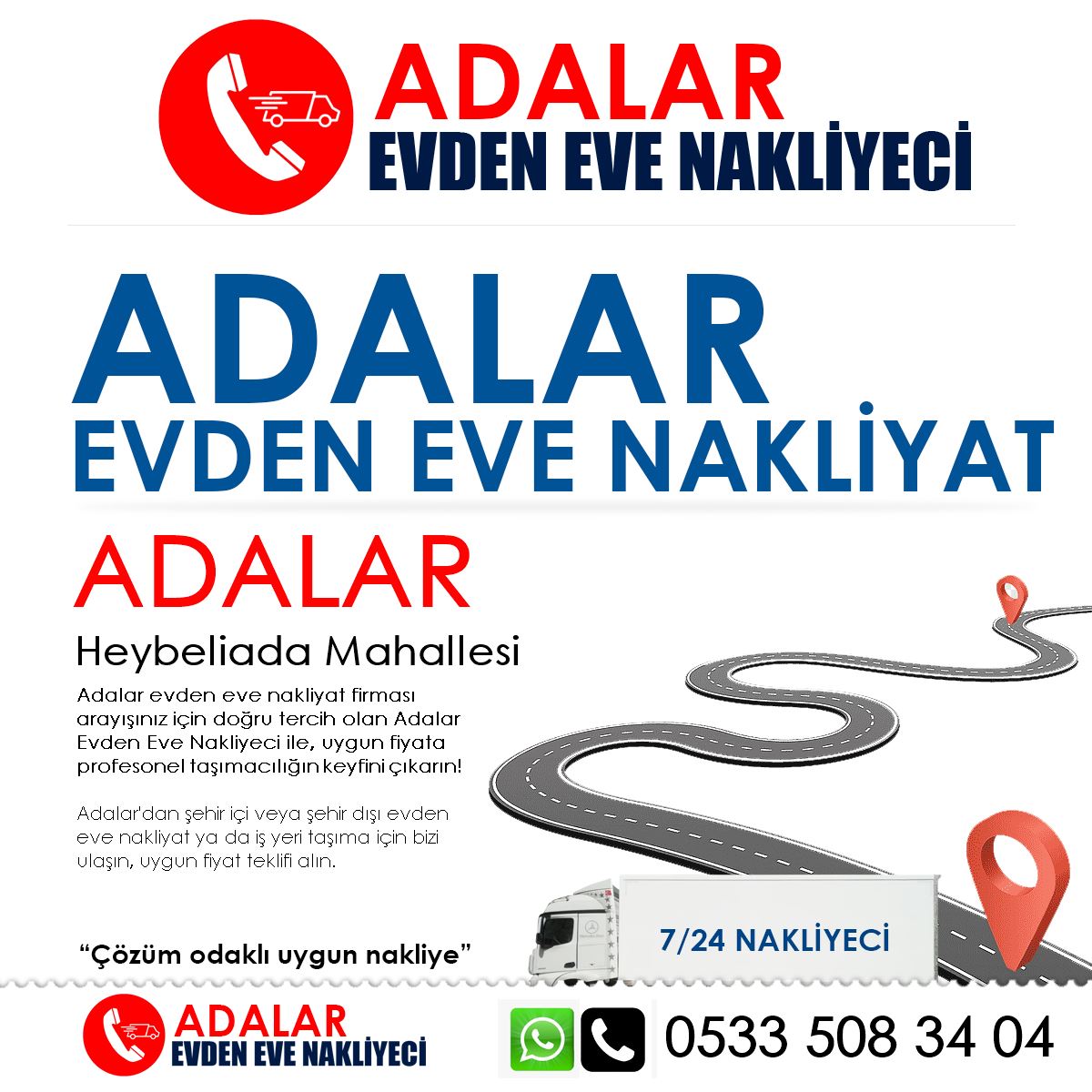 Heybeliada EVden Eve Nakliyat ve İş Yeri Taşıma