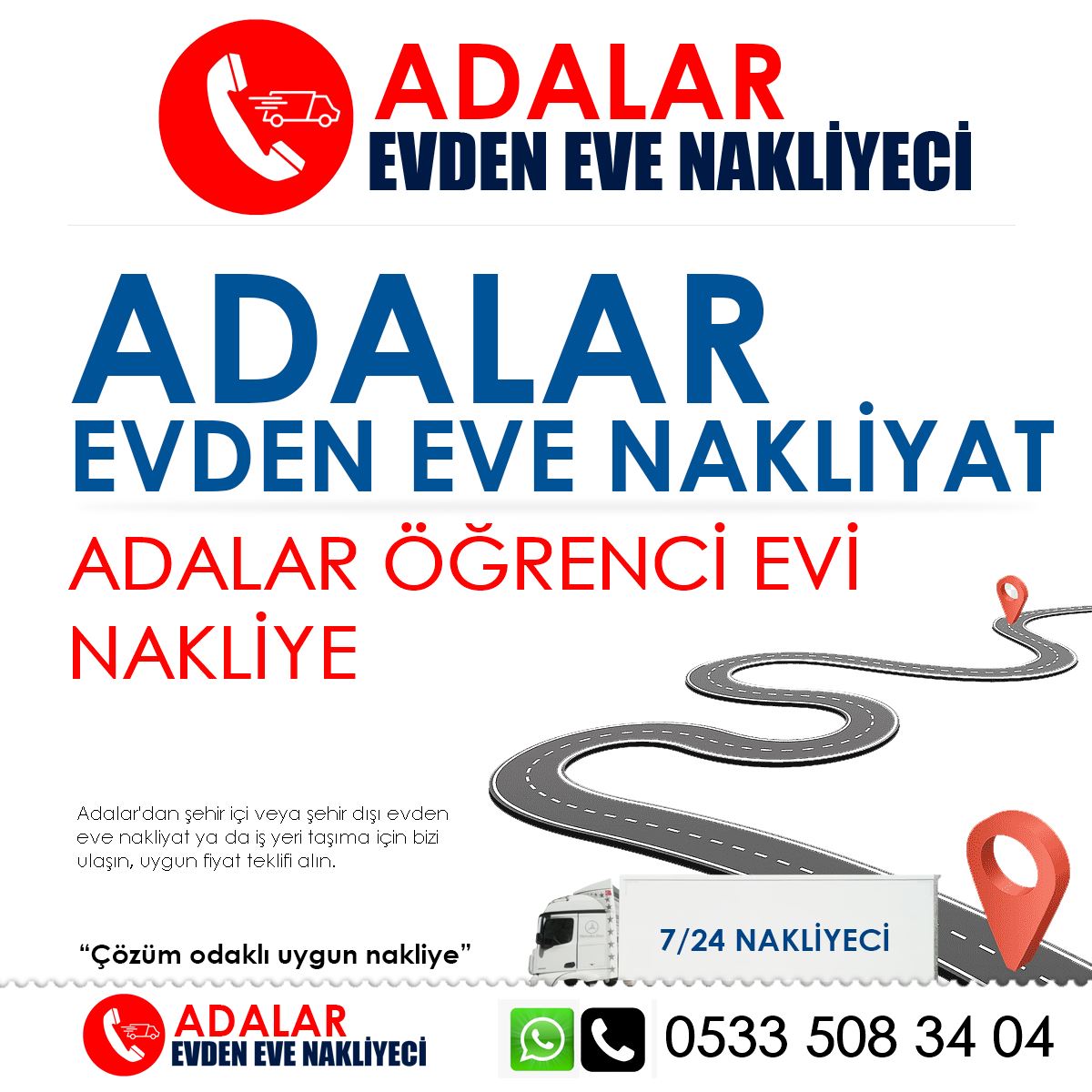 Adalar Öğrenci Evi Nakliye